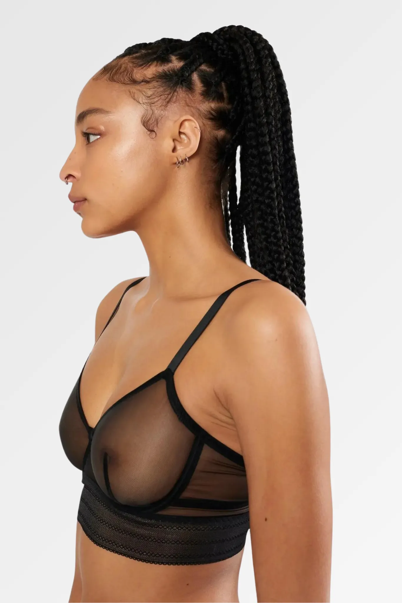 Bare Underwire Longline Bra