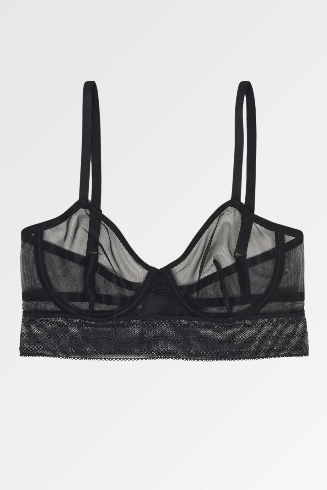 Bare Underwire Longline Bra