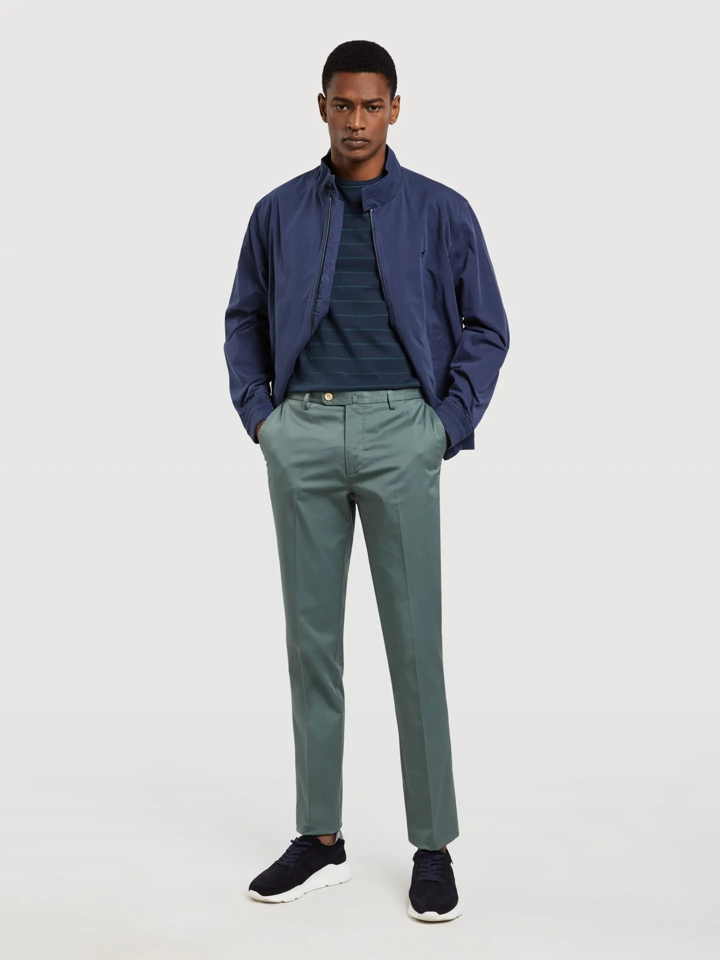 Basic Comfort Cotton slim fit Chino Trouser