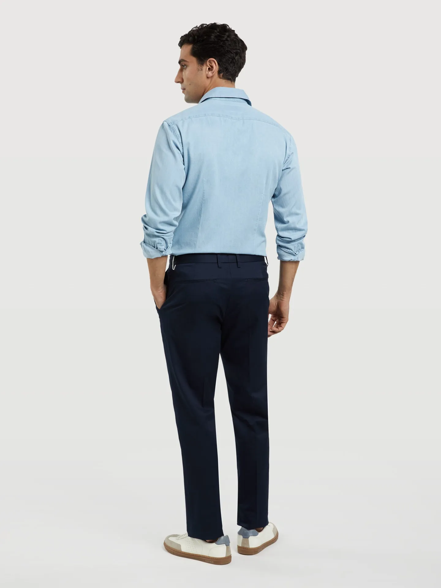 Basic Comfort Cotton slim fit Chino Trouser