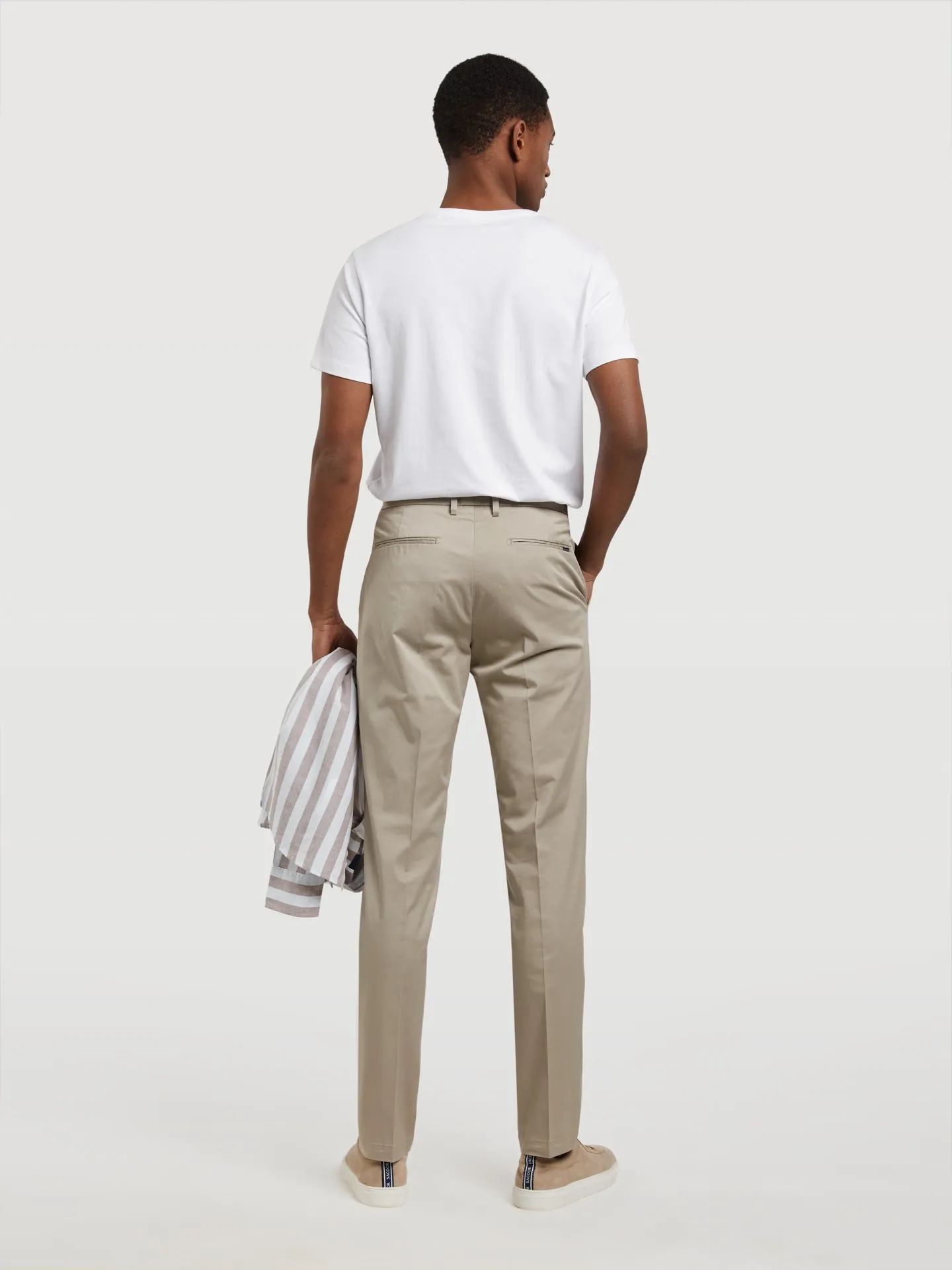 Basic Comfort Cotton slim fit Chino Trouser