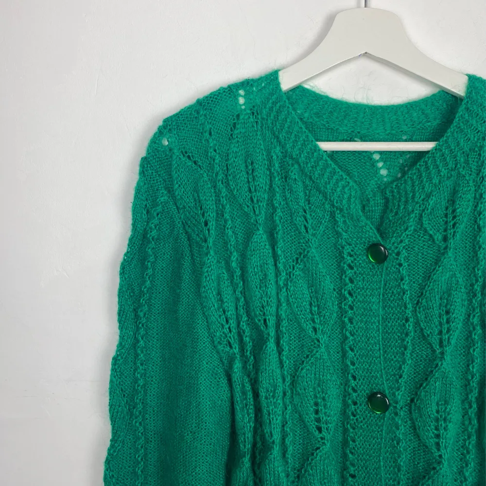 Cable Knit Long Cardigan - SMALL