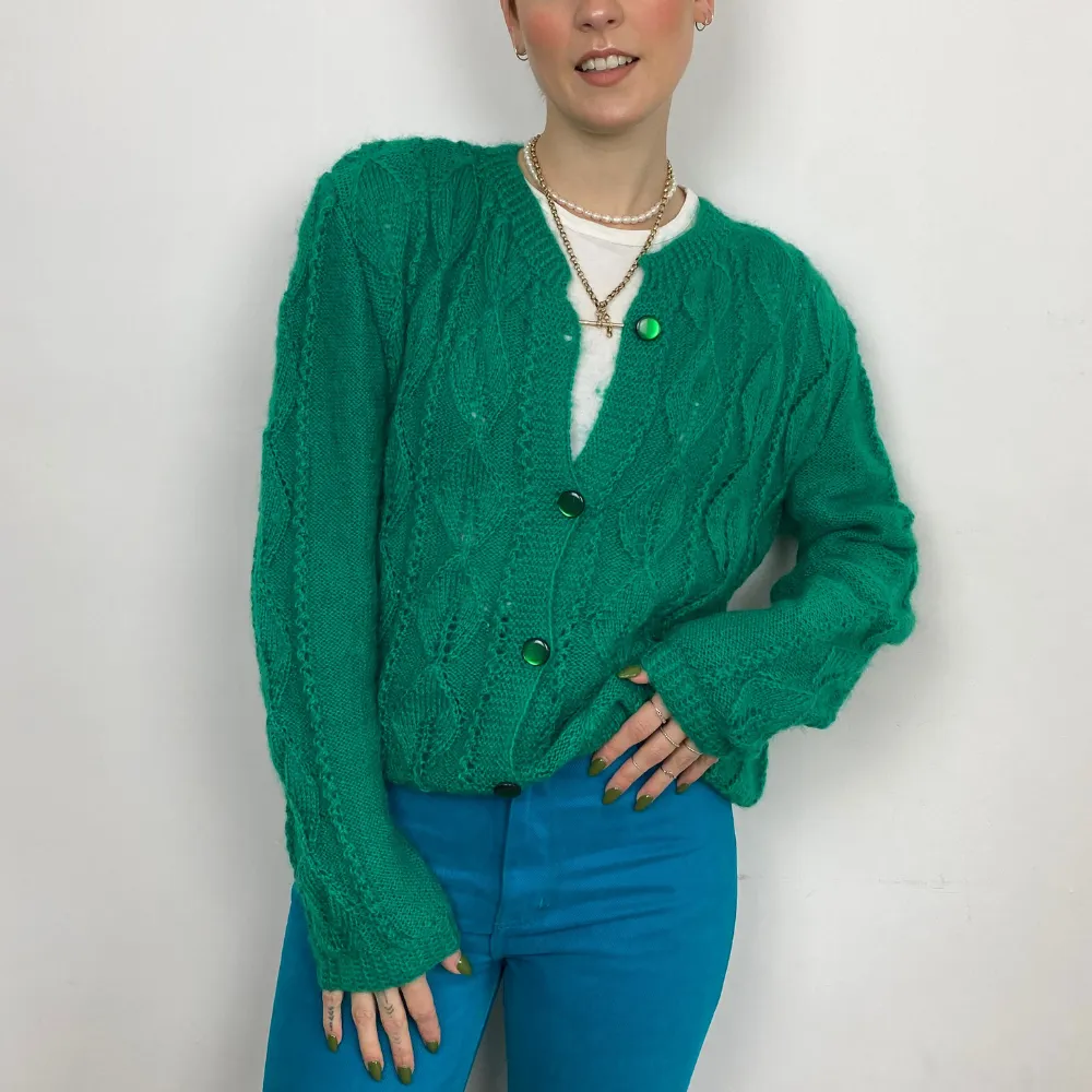 Cable Knit Long Cardigan - SMALL