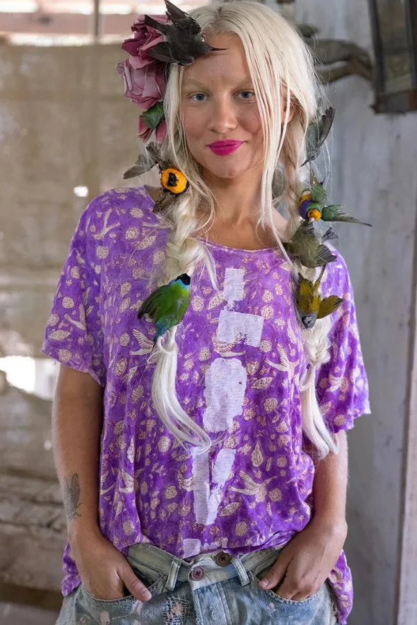 CIRCUS LOVE BLOCKPRINT T - TOP 1734 FREEDOM