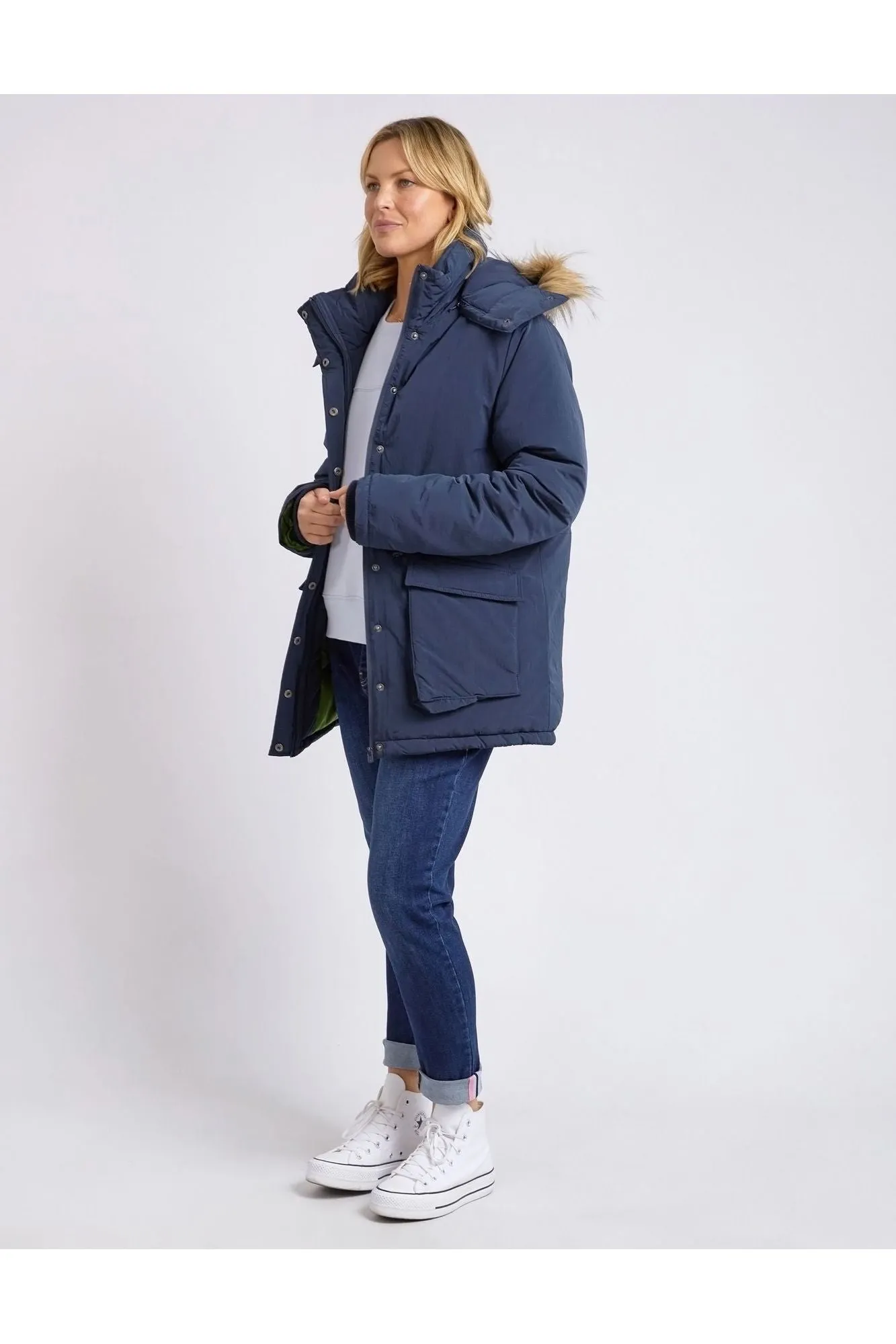 ELM MADISON COAT - NAVY