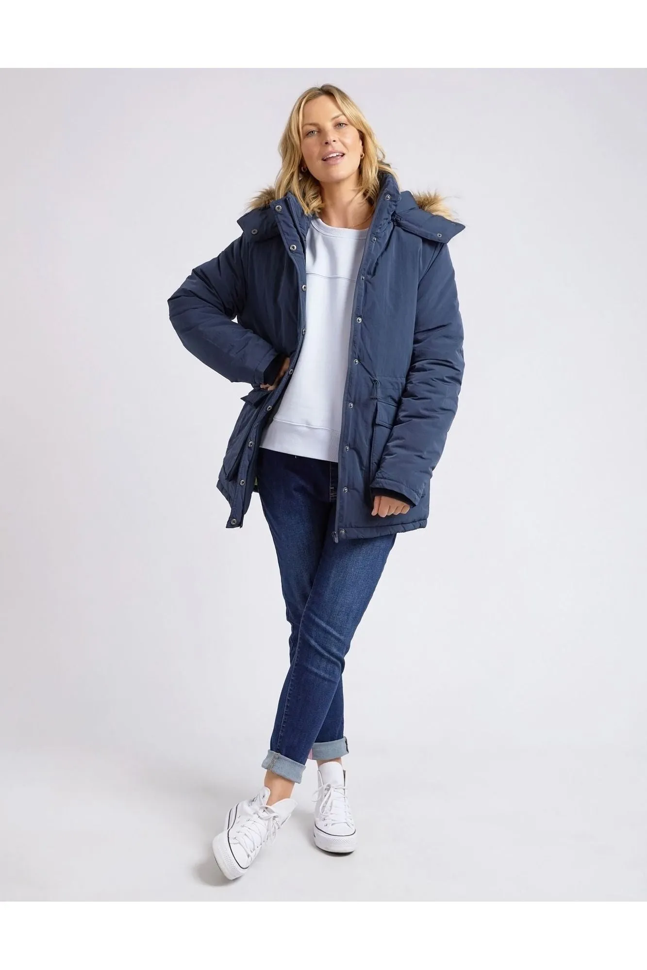 ELM MADISON COAT - NAVY