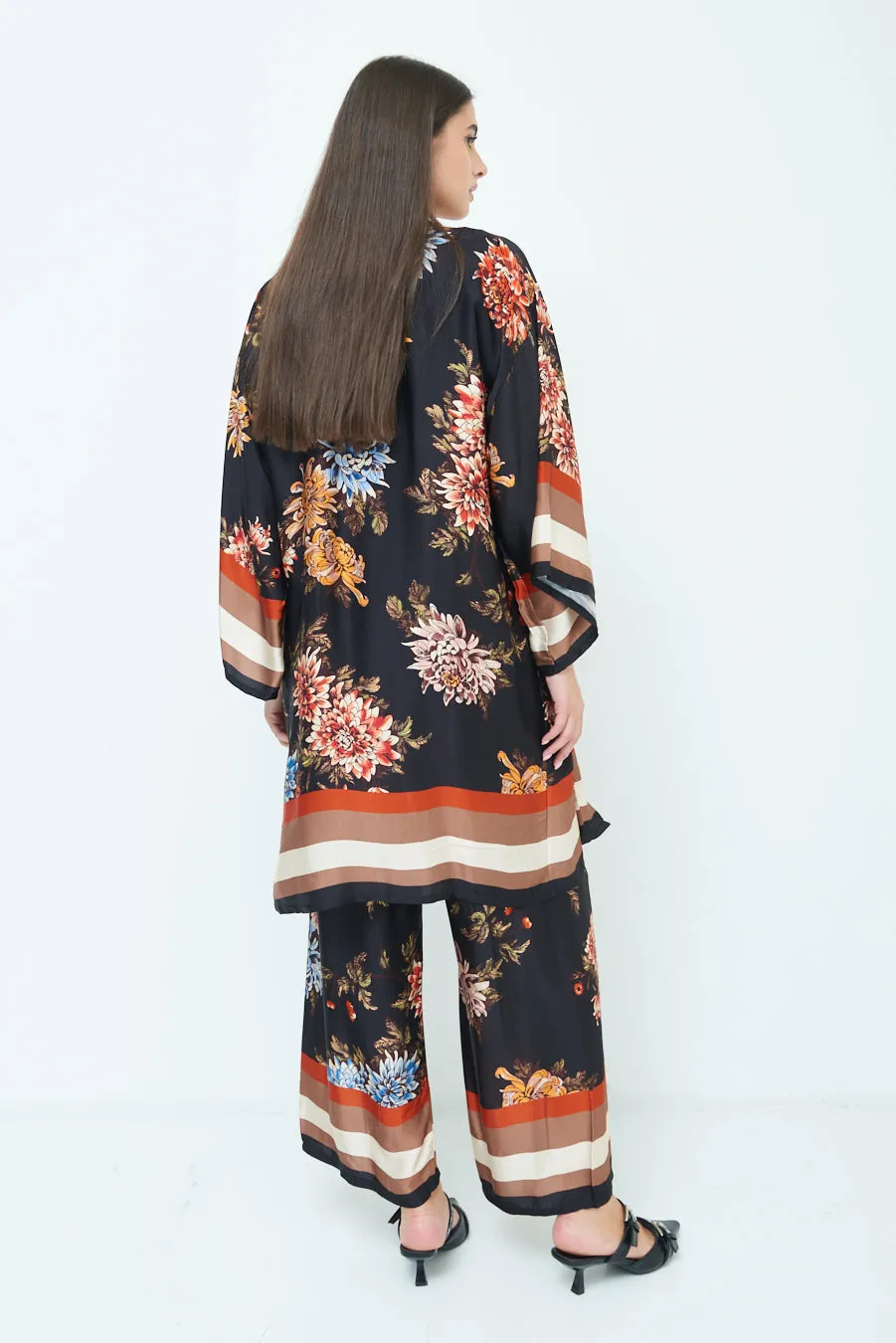 Floral kimono duster wholesale