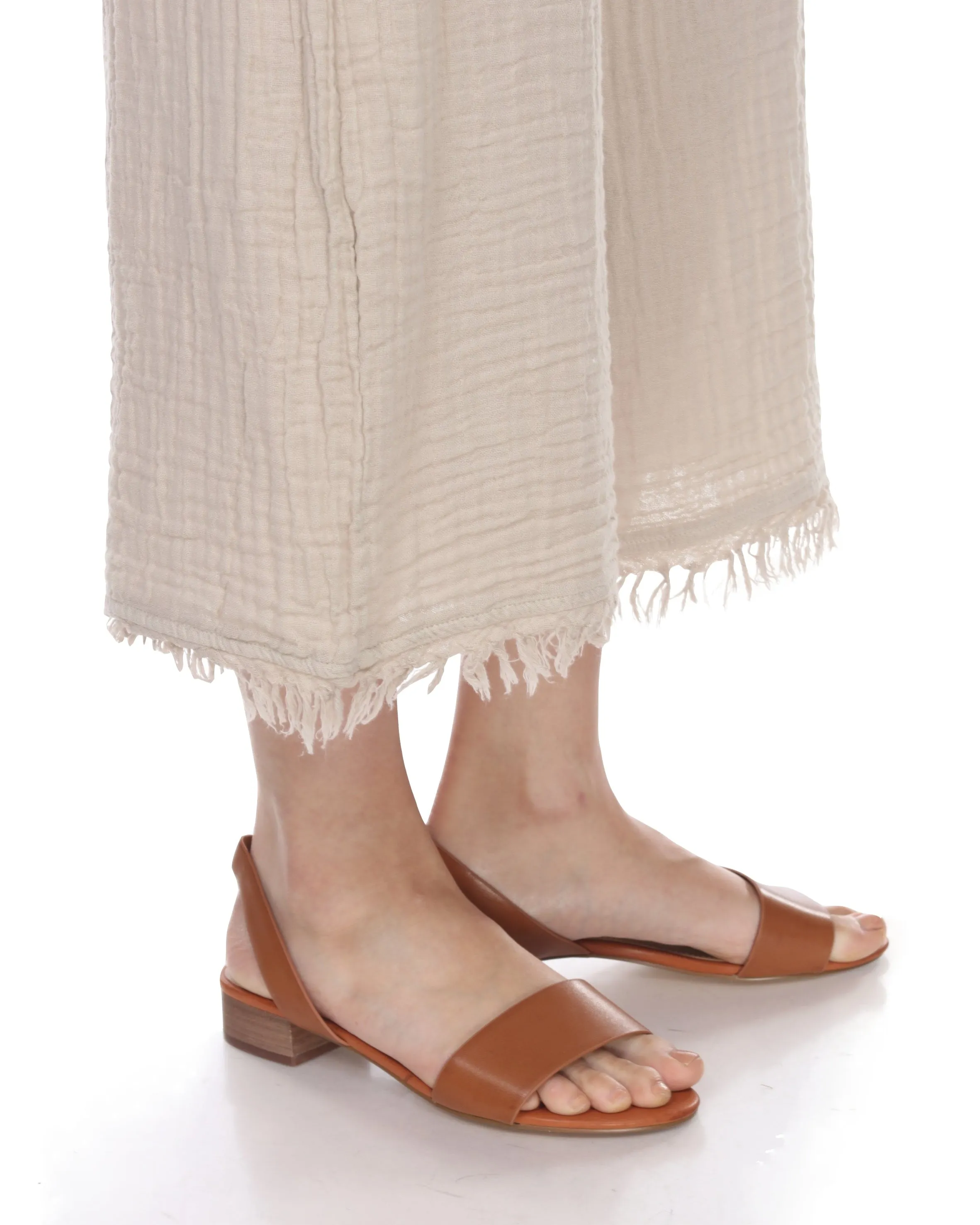 Frayed Crop Palazzo