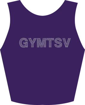Gymnastics Townsville Eggplant Mystique Crop Top