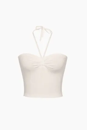 Halter Neck Ruched Cami Top