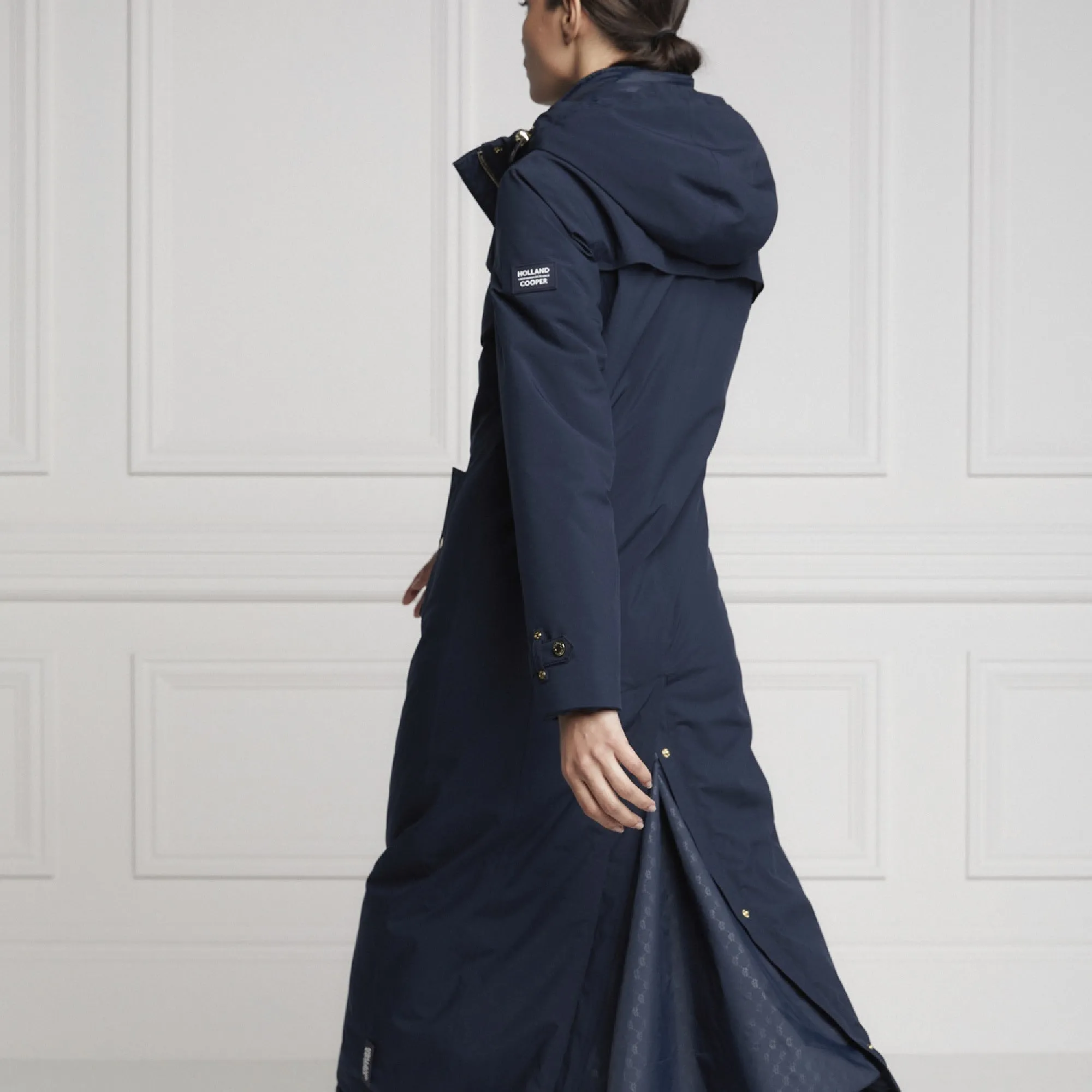 Holland Cooper Longline Training Coat - Ink Navy