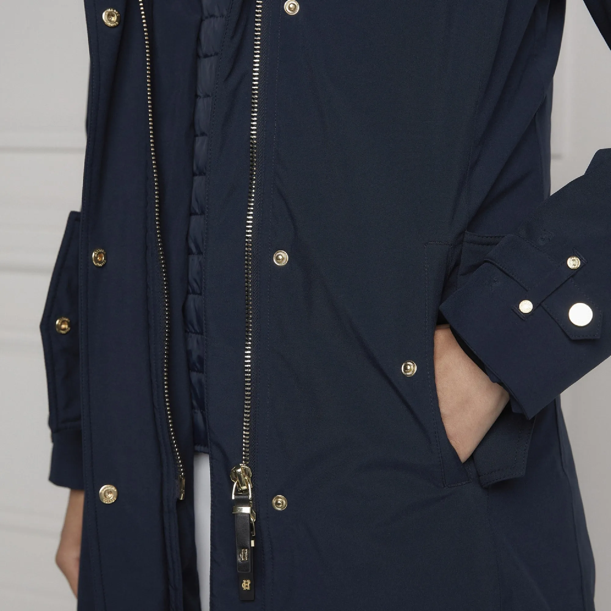 Holland Cooper Longline Training Coat - Ink Navy