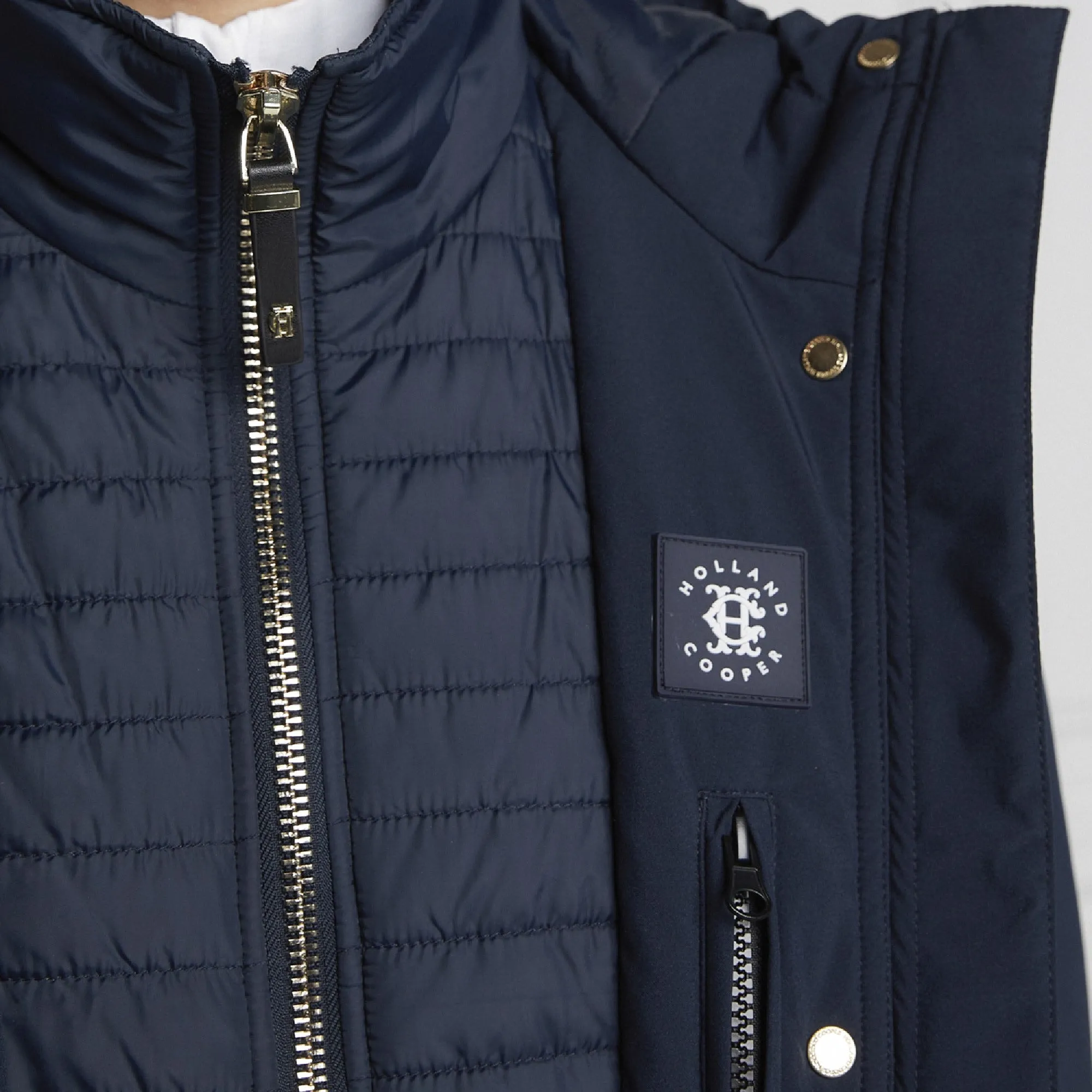 Holland Cooper Longline Training Coat - Ink Navy