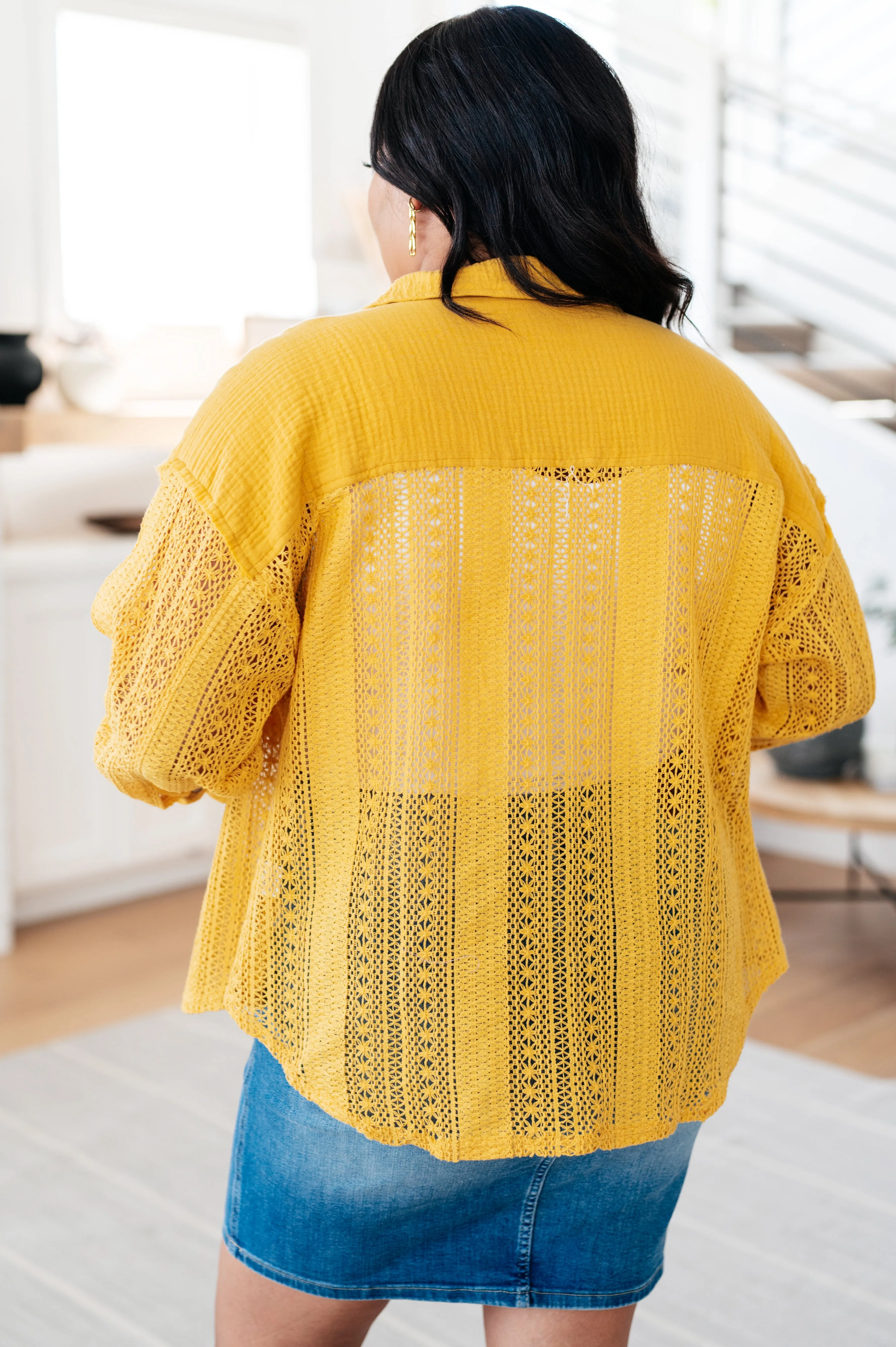 Honey Nectar Lace Blouse