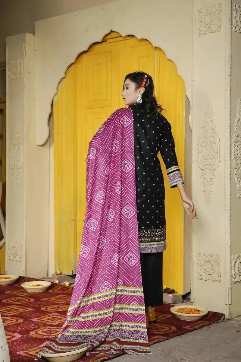 IshDeena Cotton Cambric Pakistani Salwar Kameez Women Dresses - Kapaas Collection