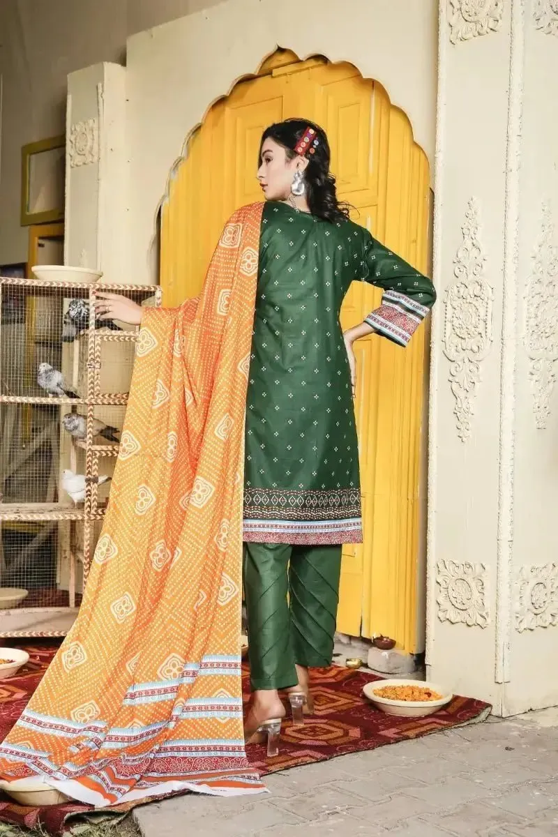IshDeena Cotton Cambric Salwar Kameez Indian Pakistani Women Dresses - Kapaas Collection