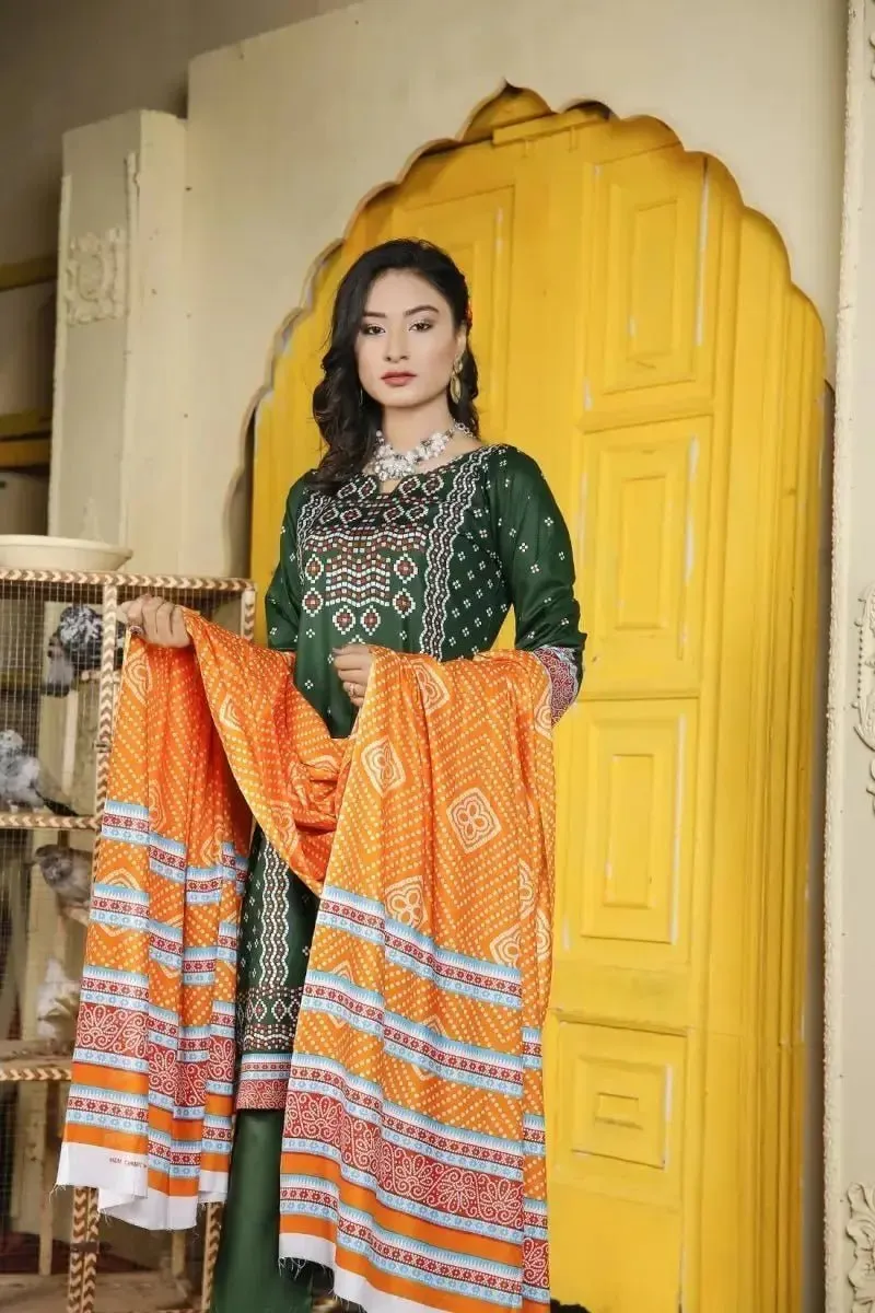 IshDeena Cotton Cambric Salwar Kameez Indian Pakistani Women Dresses - Kapaas Collection