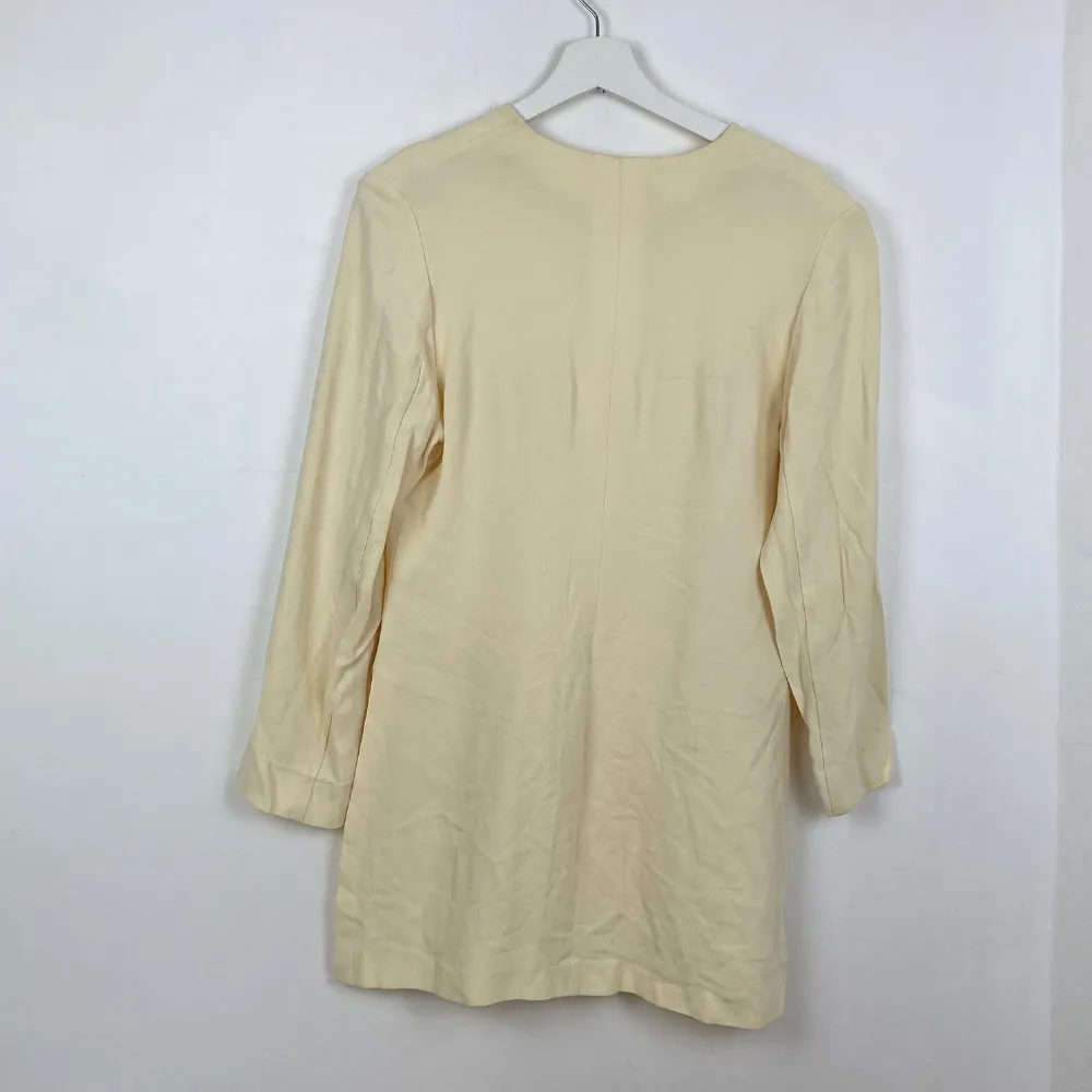 Longline Cream Blouse - XS
