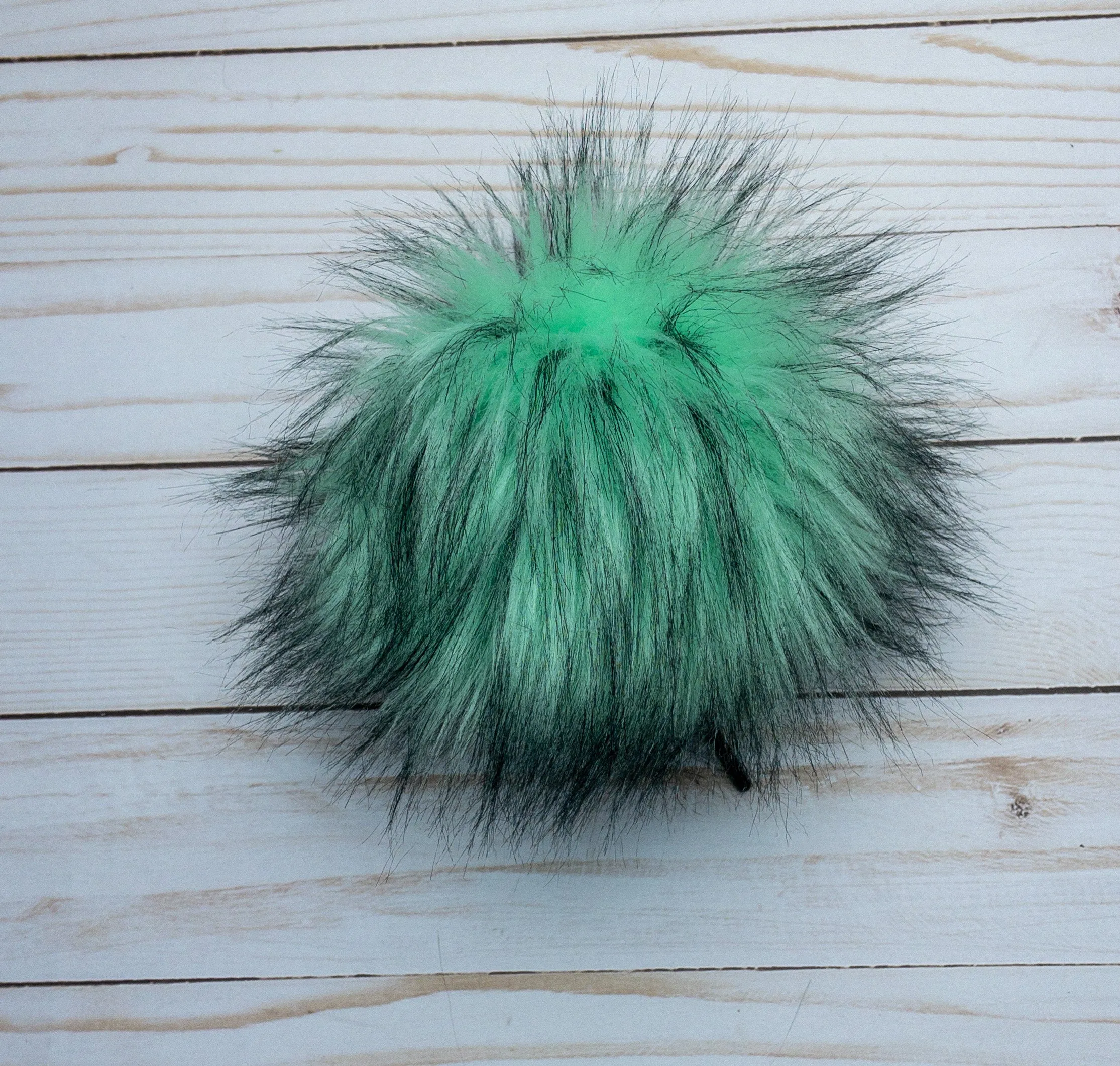 Mint Green Husky Lux Faux Fur 5-inch Pre-cut Square