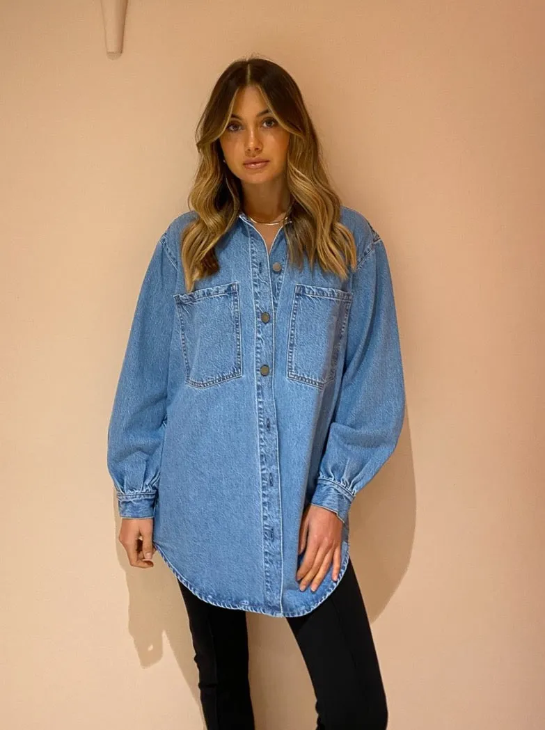 Nobody Zoe Shirt Jacket in Lively