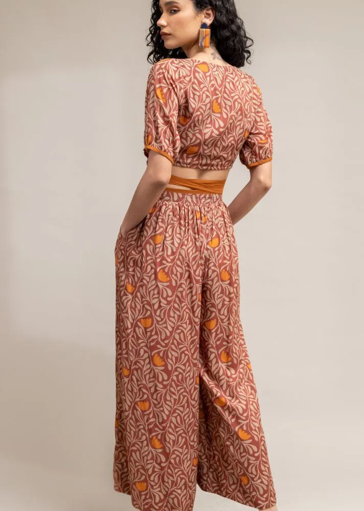 Rehno Printed Trousers