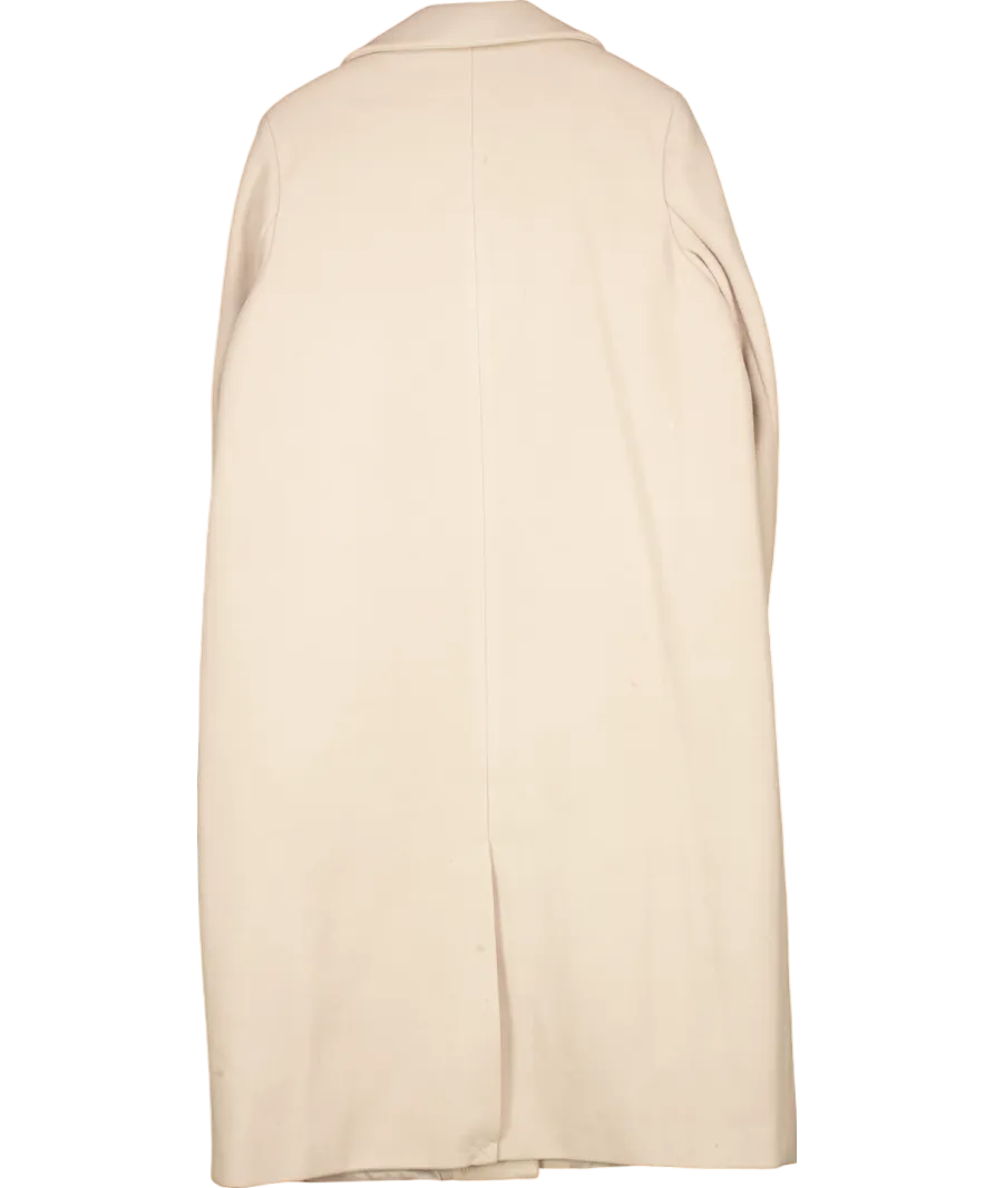 River Island Beige Longline Coat UK 16