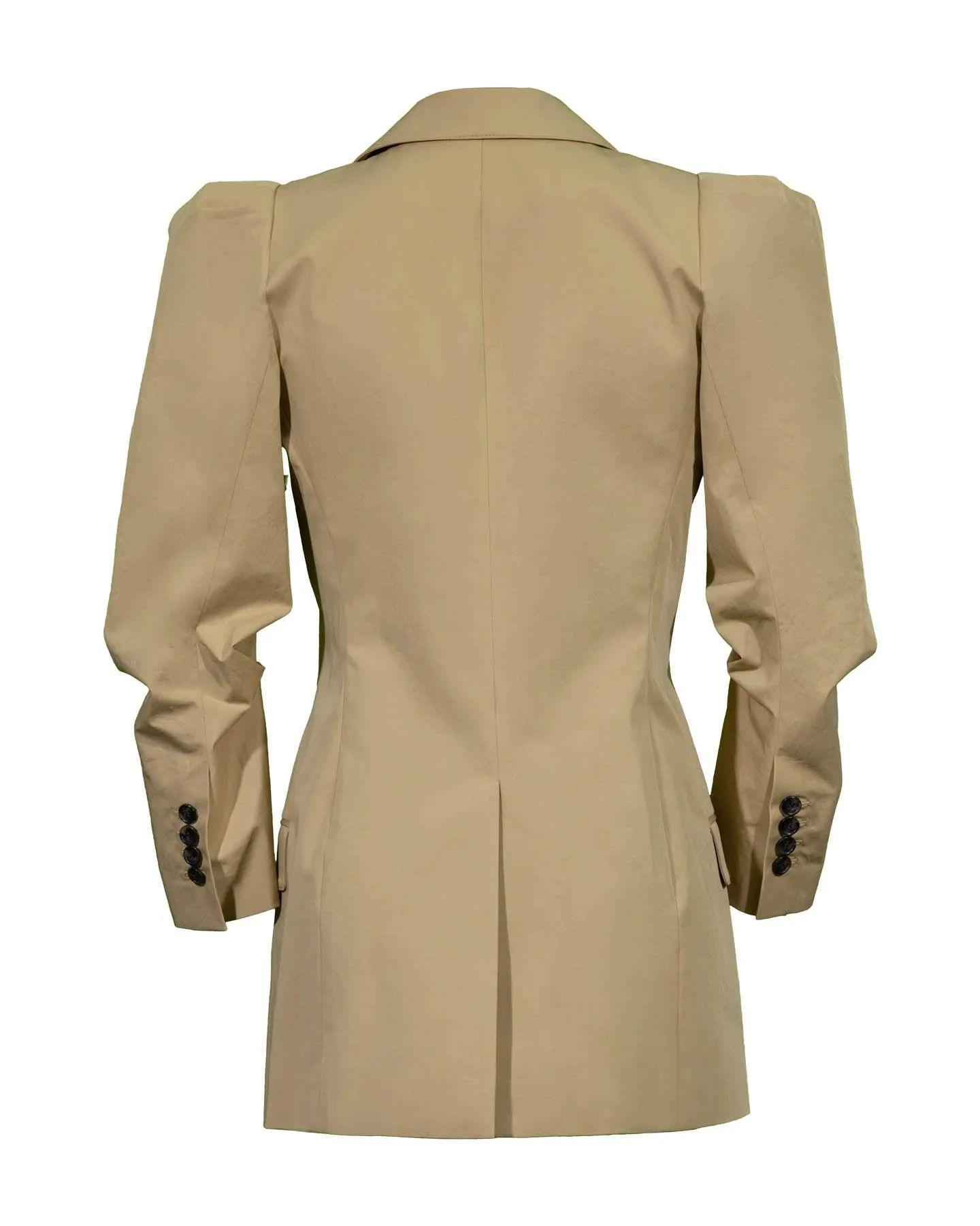 Scrunch Sleeve Longline Blazer