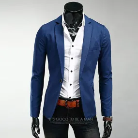 Terno Masculino Autumn New Men Casual Slim Fit Blazer Suits Jacket Fashion Style Mens Business Single Breasted Blazer Masculino