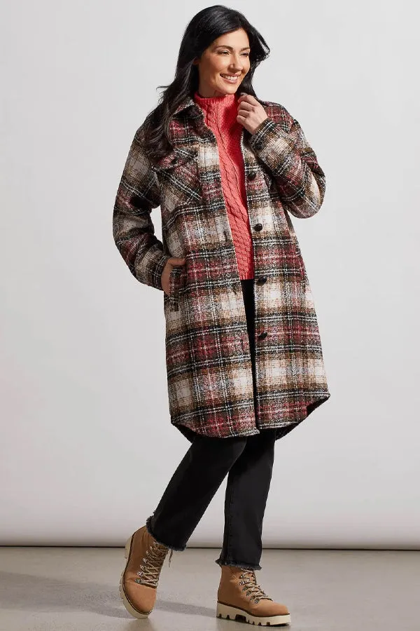 Tribal Longline Boucle Shacket