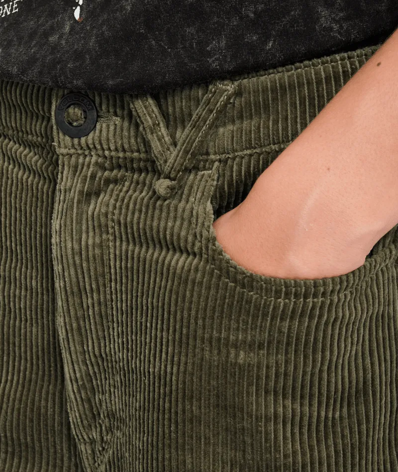 Weellow Cord Trousers in Wintermoss