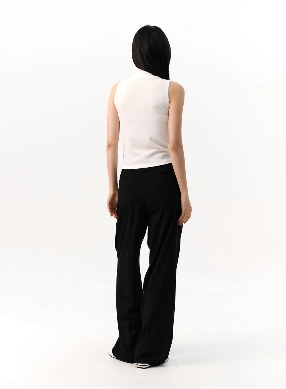 Wide-Fit Pintuck Trousers IO320