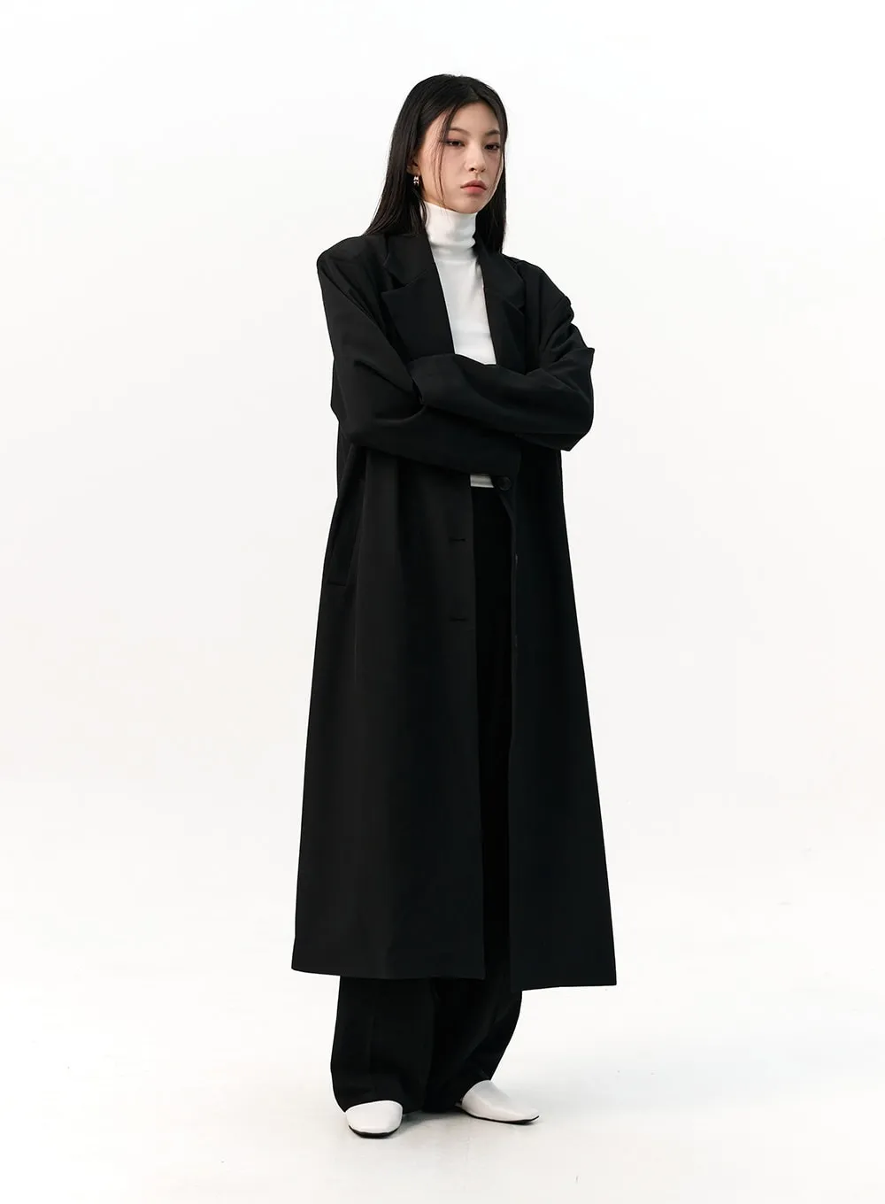 Wide-Fit Pintuck Trousers IO320