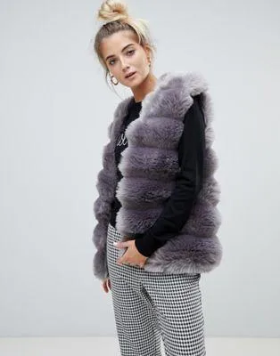 Willow & Paige faux fur vest