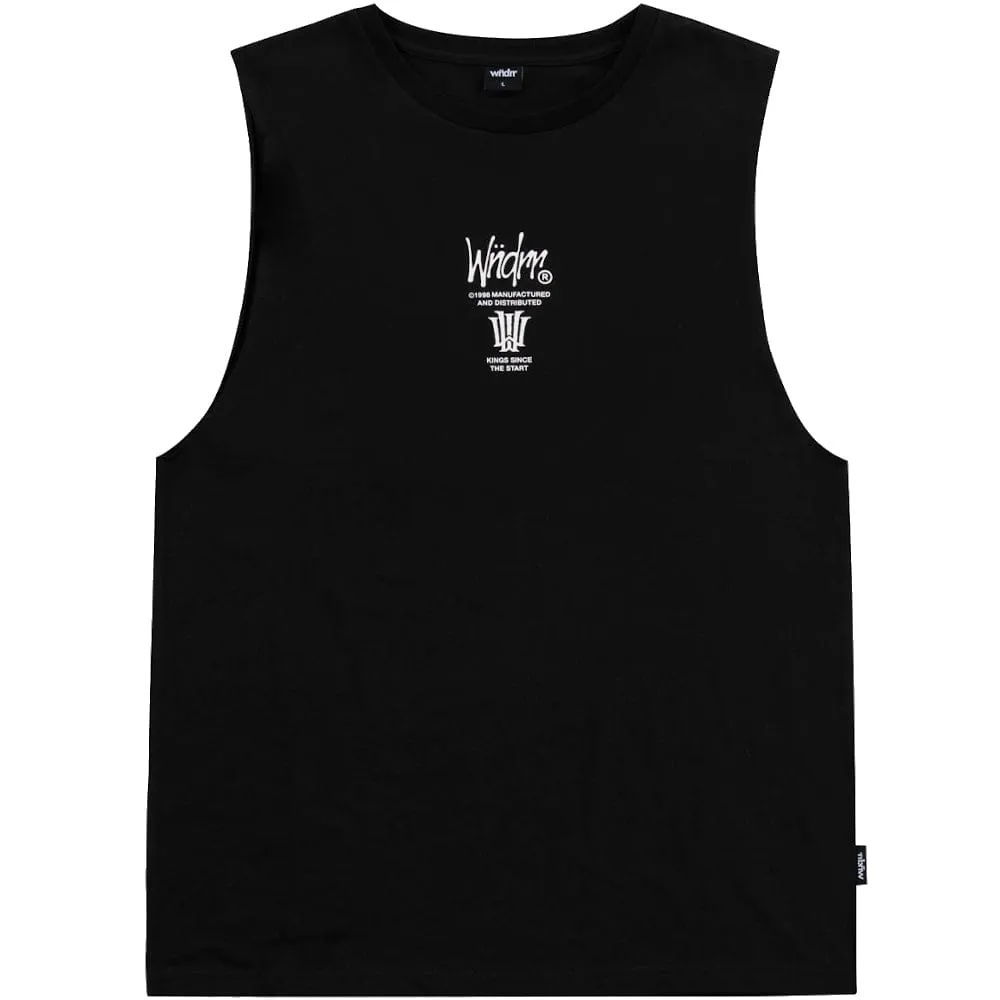 WNDRR Noise Muscle Top - Black